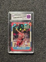 Michael Jordan Chicago Bulls HOF Cracked Ice Holographic Custom Basketba... - $8.00