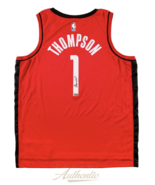 Amen Thompson Autographed Houston Rockets Red Nike Swingman Jersey Panini - $10,291.44 MXN