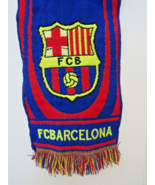 FC Barcelona Scarf Spain Football Soccer Club FCB Official Product Red B... - £7.96 GBP