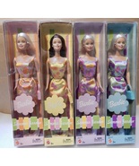 Barbie 2002 Lot of 4 Summer Garden Mattel C1805 C1804 C1978 C1977 NIB 1T - $38.99