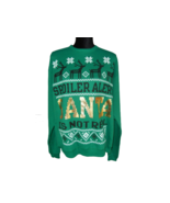 T Shirt Christmas  Sweater Santa Hanes men Long Sleeve Tee Ugly Size M - $9.75