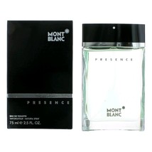 Mont Blanc Presence by Mont Blanc, 2.5 oz Eau De Toilette Spray for Men - £48.55 GBP