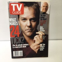 TV Guide Jan4-10 2003 Kiefer Sutherland Michael Chiklis What Makes 24 Tick Cover - £10.28 GBP