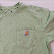 Carhartt Loose Fit K87-M Men’s Green Cotton T-Shirt Pocket Short Sleeve Size M image 4