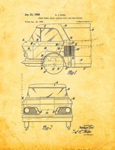 Front Wheel Drive Vehicle With Cab-over-engine Patent Print - Golden Look - £6.39 GBP+