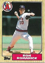 Baseball Card- Ron Romanick 1987 Topps #136 - $1.28