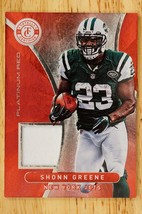 2012 Totally Certified Materials Platinum Red 217/299 Shonn Greene #49 NY Jets - £3.81 GBP