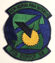 VTG USAF Military 92D Supply SQ.  Patch 3.&quot;x 2.5&quot; Excellence PB190 - £6.28 GBP