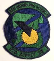 VTG USAF Military 92D Supply SQ.  Patch 3.&quot;x 2.5&quot; Excellence PB190 - £5.97 GBP