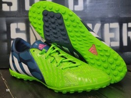 2014 Adidas Absolado Instinct TF Green Turf Futsal Indoor Soccer Shoes M... - £70.14 GBP