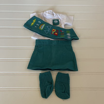 4pc Junior Scout Uniform Skirt Top Sash Doll Clothes For 18 American Girl - $14.44