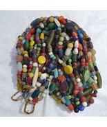 Lotto 10 Fili Perline Vetro Vintage Mix Color Perline Vetro Collane 1.19... - $201.14