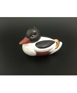 Vintage Thun Bolzano Pottery Italian Ceramic Small Duck Figurine Statue - $35.00