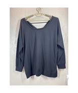 Torrid Black Sweatshirt White Wings Open Back Womens Torrid Size 3 US 3X - $511.24 MXN