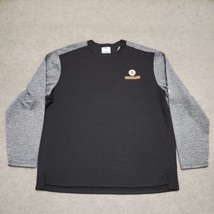 Majestic Men 2XL Pullover Fleece Sweatshirt Black Gray - £15.72 GBP