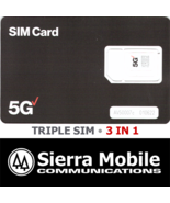 VERIZON 5G Triple SIM Card &quot;3 in 1&quot; NANO • CDMA 4G 5G LTE  VZW • USPS TR... - €6,66 EUR