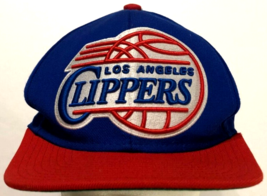 L.A. Clippers NBA Throwbacks Sewn Blue Adult Baseball Red Wool Cap Hat O... - $11.13
