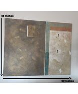 ACRYLIC PAINTING OFFICE HOME BUSINESS ARTIST CHRISTIN 48&quot;X60&quot; OCEAN VIEW - $15,981.20 MXN