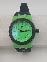Maurice Lacroix AI2008- Aikon #tide Watch Quartz 40mm 10ATM green black - $197.09