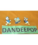 Disney Parks 3 Donald Duck With Dewey Nephew Pin Trading Discovery Hidde... - £23.35 GBP