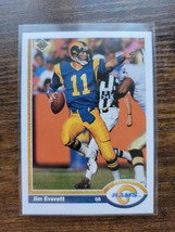 1991 Upper Deck #164 Jim Everett - Los Angeles Rams - NFL - Fresh Pull - £1.75 GBP
