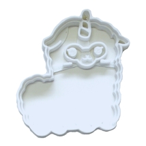 6x Unicorn Llama Animal Fondant Cutter Cupcake Topper 1.75 IN USA FD2367 - £6.38 GBP