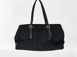 COACH Expandable Tote Bag Nylon Leather Shoulder Bag Work Office 16&quot; - $1,015.63 MXN