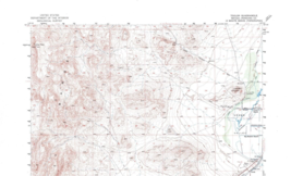 Toulan Quadrangle, Nevada 1956 Topo Map USGS 15 Minute Topographic - £17.23 GBP