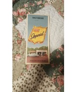 1965 Atlantic Baltimore Vintage Road Map - $4.94