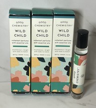 3 Good Chemistry Wild Child Rollerball Perfume With Essential Oils 0.25oz - £21.87 GBP