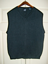 GAP Men&#39;s Blue V-Neckline 100% Cotton Size Large Vest - £7.84 GBP