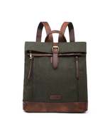 Khaki Green Herringbone Rucksack/Backpack - $101.82 CAD