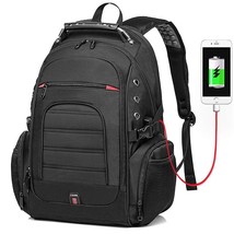 New men women backpack 15.6 laptop bag USB charge waterproof outdoor backpack 40 - £63.45 GBP