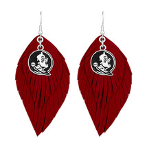 43373 Florida State Boho Earrings Red - £14.12 GBP