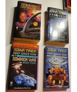 4 Star Trek Novels Deep Space 9 Millennium Dominion War 4 Finale TOS New... - $26.59