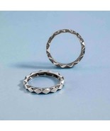 Sterling Silver Diamond Cut Stacking Ring  - $62.89 CAD