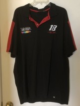 Kyle Busch #18 M&amp;M&#39;s Black &amp; Red 2XL Shirt - Used - £15.48 GBP
