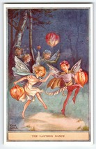 Fairies Postcard Sprites The Lantern Dance Fantasy Rene Cloke Valentine &amp; Sons - £14.94 GBP