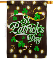 Lightful St Patricks Day House Flag Patrick 28 X40 Double-Sided Banner - £29.69 GBP