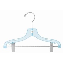 Children&#39;s Blue Plastic Suit Hanger 12&quot; (pack of 25) - £17.45 GBP