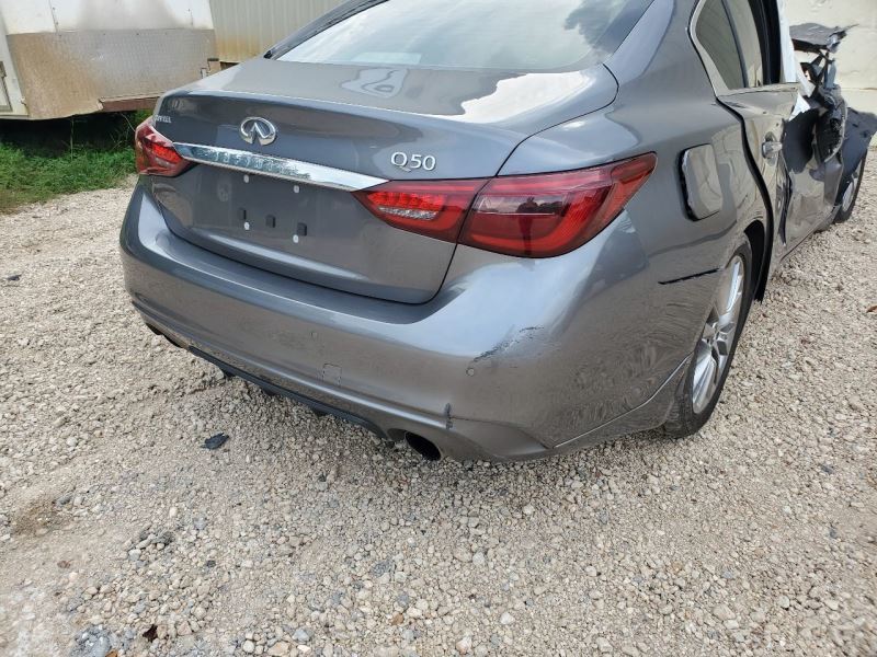 2020 2021 2022 2023 Infiniti Q50 OEM Luxe Console Lid Only Black Stich Leather Item image 10