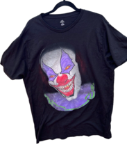 Way To Celebrate Halloween Scary Clown t-Shirt Adult L/G Black Purple - $390.51 MXN