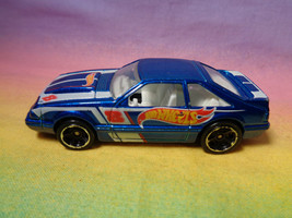 2011 Hot Wheels &#39;92 Ford Mustang HW Racing Metallic Blue White #8 - as is - $3.45