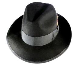 Gangster Hat / Deluxe / 1920&#39;s Hat / Black - $79.99+