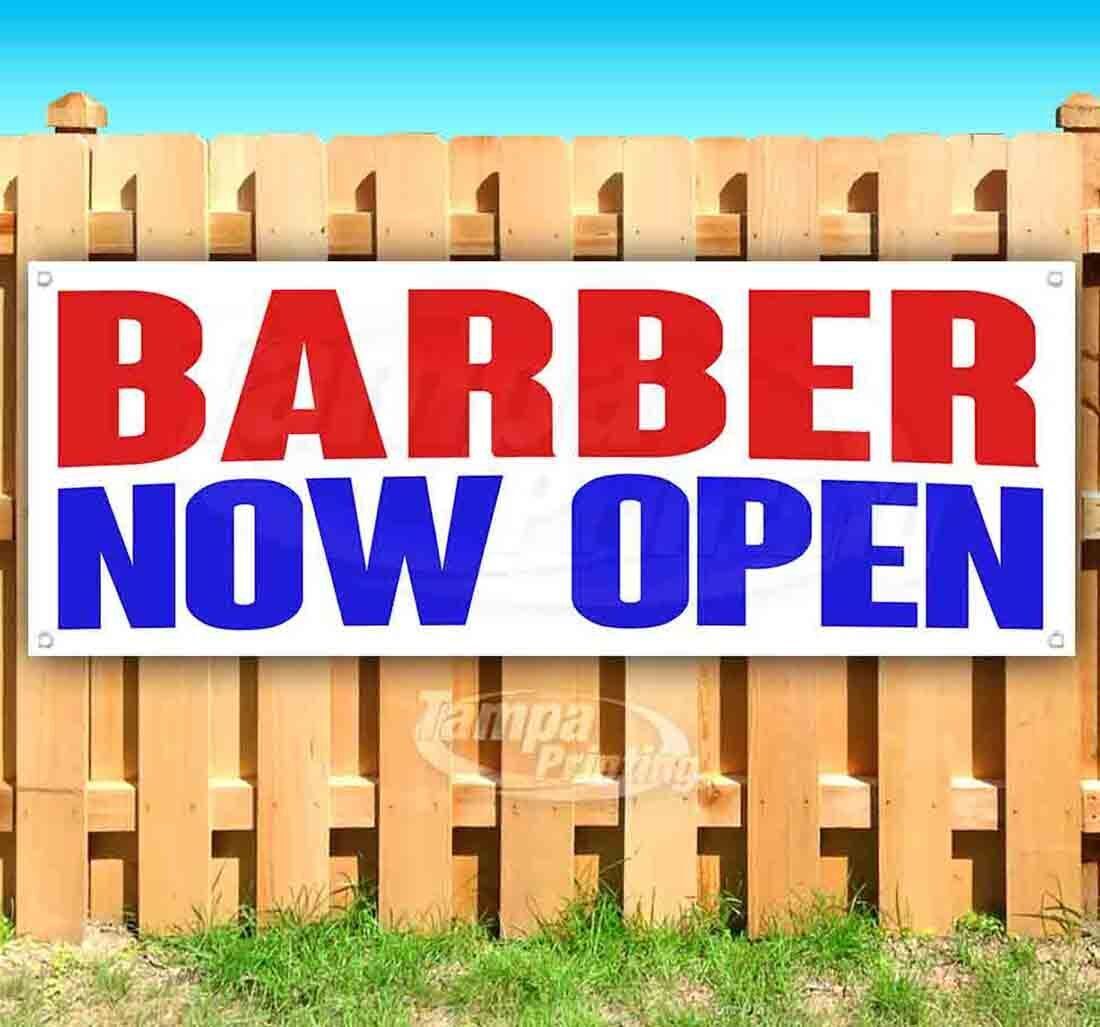 BARBER NOW OPEN CLEARANCE BANNER Advertising Vinyl  Flag Sign INV - $9.91