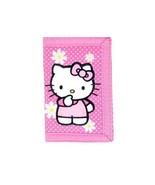 Hello Kitty Embroidered Polka Dot Floral Trifold Wallet - £8.15 GBP