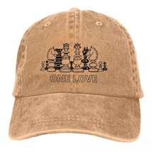 Pure Color  Player Women&#39;s Hat   Baseball Caps Chess A Game to Help the Intellec - £85.85 GBP