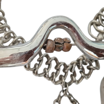 Mexican Charro Horse Bit 5" Mouth Horseshoe Shank Beautiful! image 4