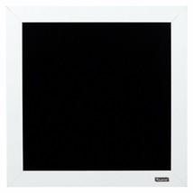 Quartet Chalkboard 14&quot; Inch x 14&quot; Chalk Board White Wood Finish Frame - £11.75 GBP