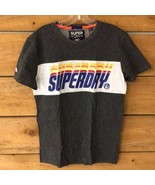 SUPERDRY Men&#39;s T-shirt Triple Drop Pop Panel Tee Size M - £22.82 GBP
